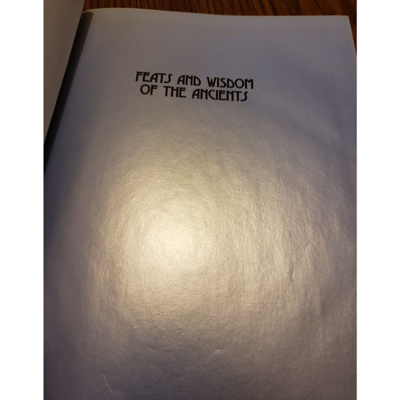 Feats and Wisdom of the Ancients Library of Curious and Unusual Facts Hardcover - Picture 3 of 6